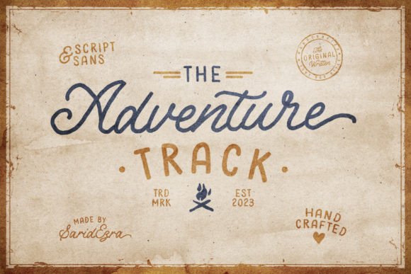 Adventure Track: The Premium Typeface for Bold Outdoor Branding