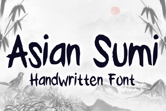 Asian Sumi: The Perfect Typeface for Handmade Brand Identity