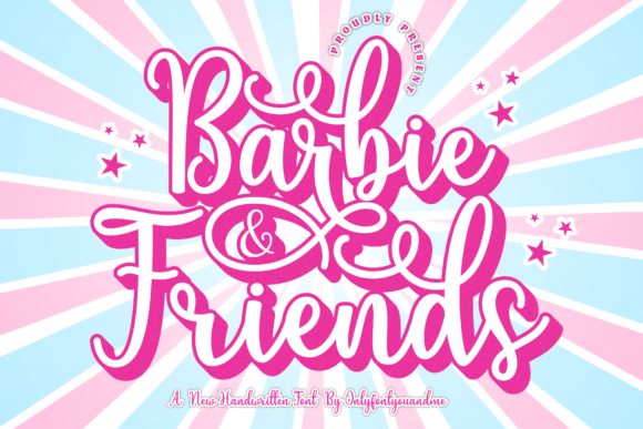 Barbie and Friends: The Perfect Handwritten Font for Your Brand Identity