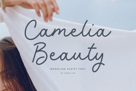 Camelia Beauty: The Premium Script Font for Polished Brand Identity