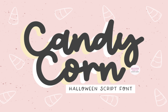 Candy Corn: A Spooky Script Font for Creative Branding Projects