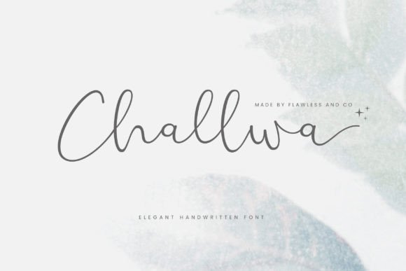 Challwa: A Script Amp Typeface for Real-World Branding