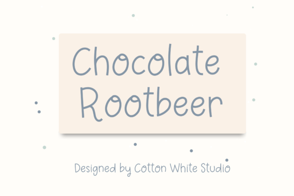 Chocolate Rootbeer: The Script Font That Elevates Small Business Branding