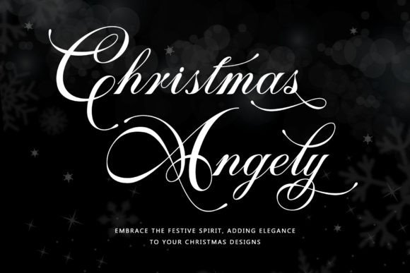 Christmas Angely: A Premium Script Font for Elegant Editorial Design