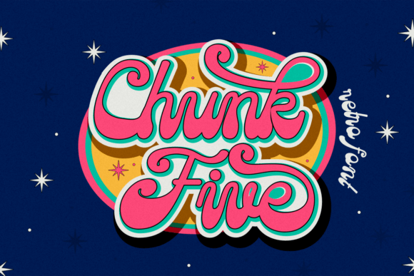 Chunk Five: The Retro Script Font for Scroll-Stopping Campaigns