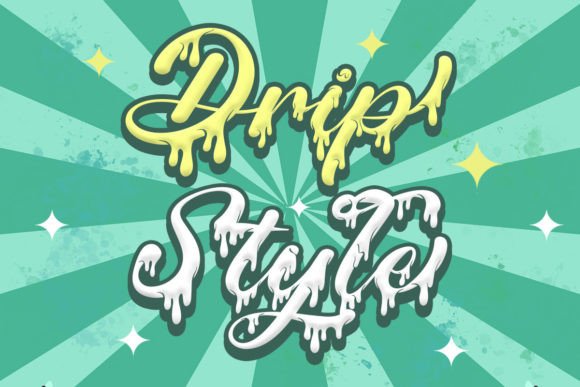 Drip Style: A Handwritten Typeface for Modern Editorial Design