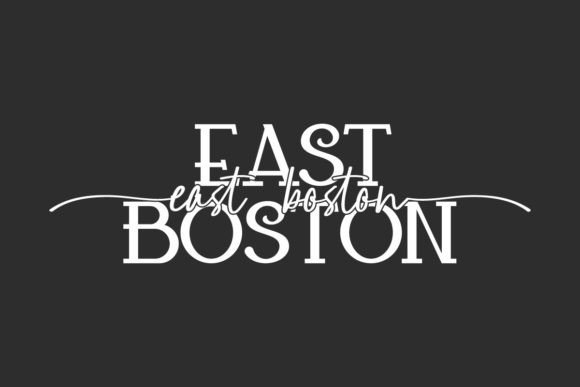East Boston Typeface: Elevate Your Handmade Shop Branding