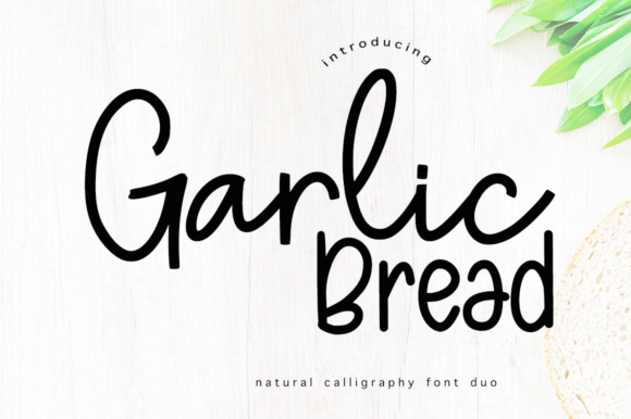 Garlic Bread Typeface: A Friendly Font for Small Business Branding