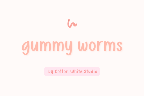 Gummy Worms: The Playful Typeface for Authentic Branding