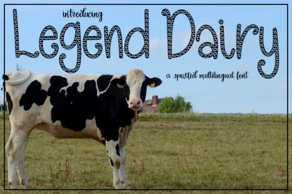 Legend Dairy: A Unique Script Amp Typeface for Editorial Design