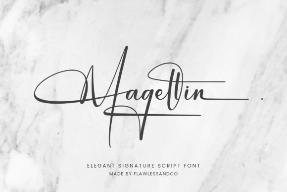 Magellin: The Signature Script Typeface for Modern Web Design