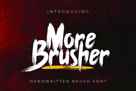 More Brusher: The Handwritten Font That Elevates Small Business Branding
