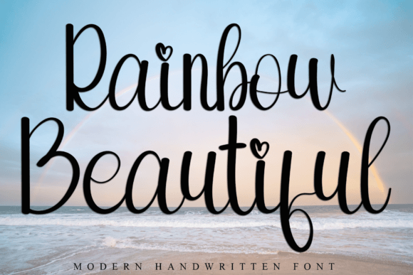 Rainbow Beautiful: The Perfect Handwritten Font for Crafters