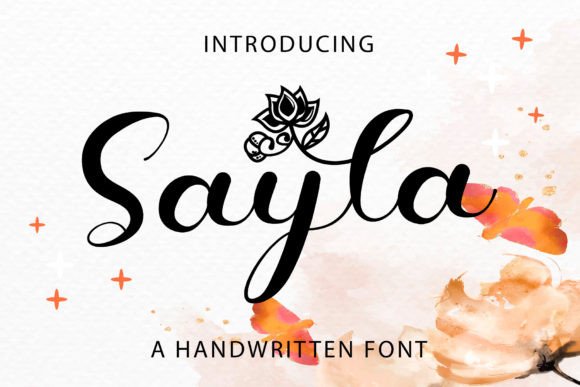 Sayla: The Elegant Script Font for Handmade Brands