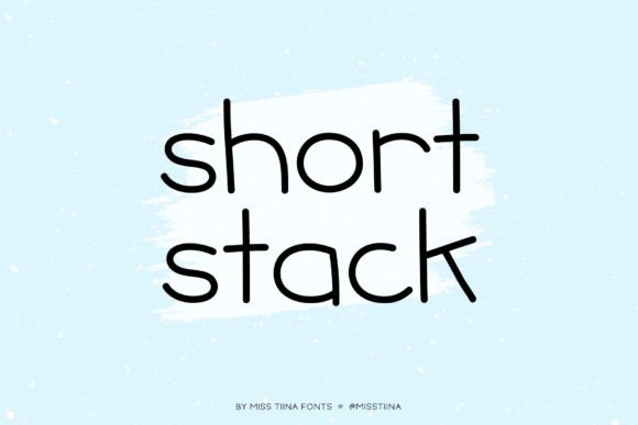 Short Stack: A Friendly Script Typeface for Editorial Design