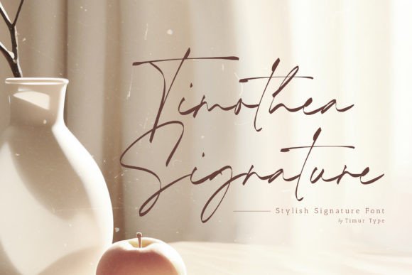 Timothea Signature: The Handwritten Typeface for Authentic Branding