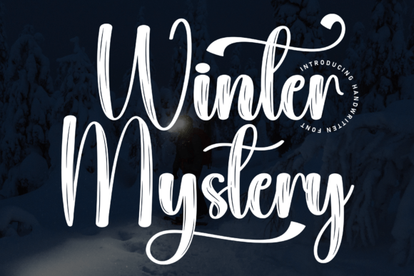 Winter Mystery Font: A Handwritten Typeface for Authentic Branding